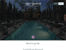 Tablet Screenshot of hotelyountville.com